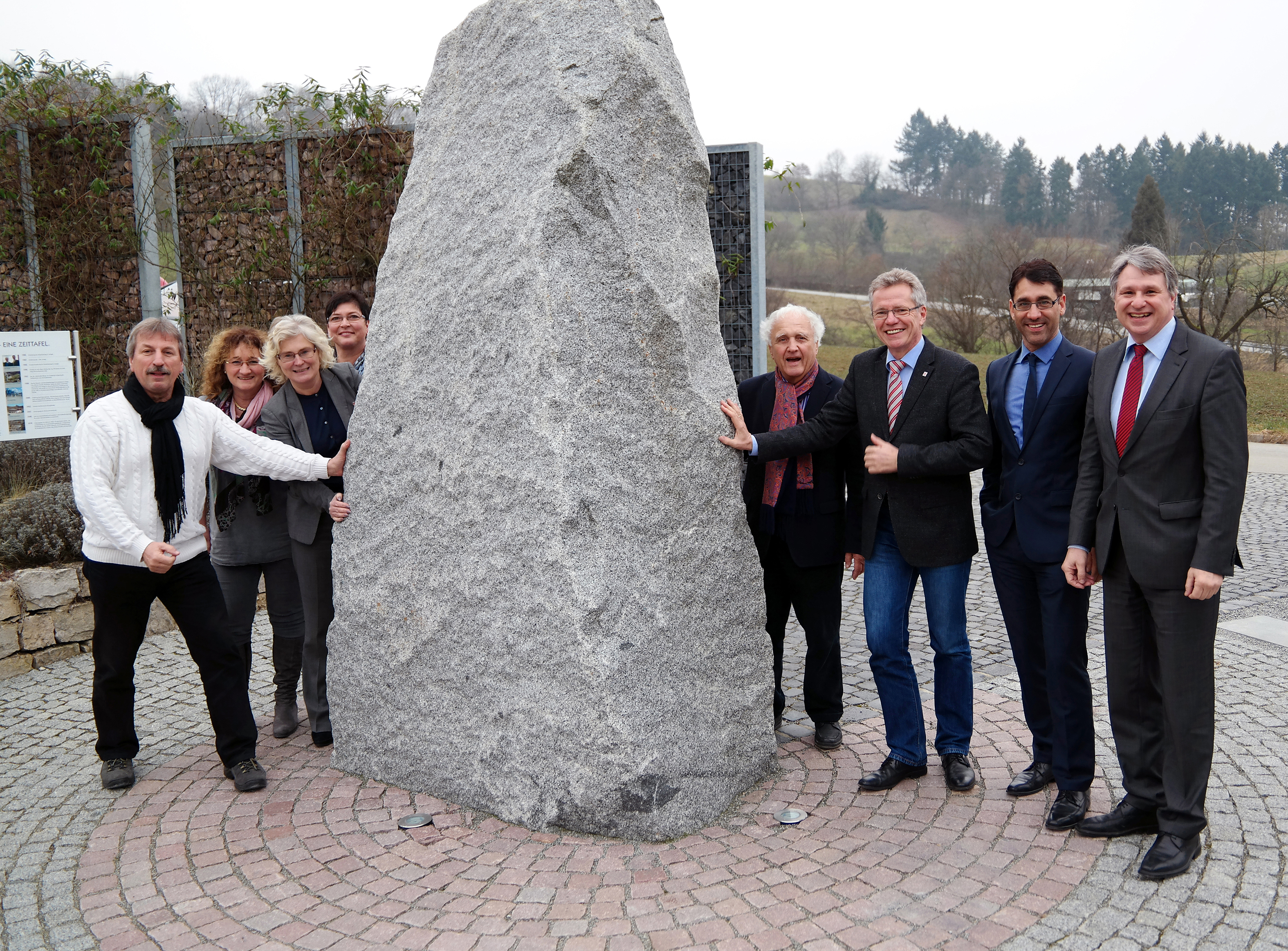 Gerald Kummer besucht Granitwerke Röhrig